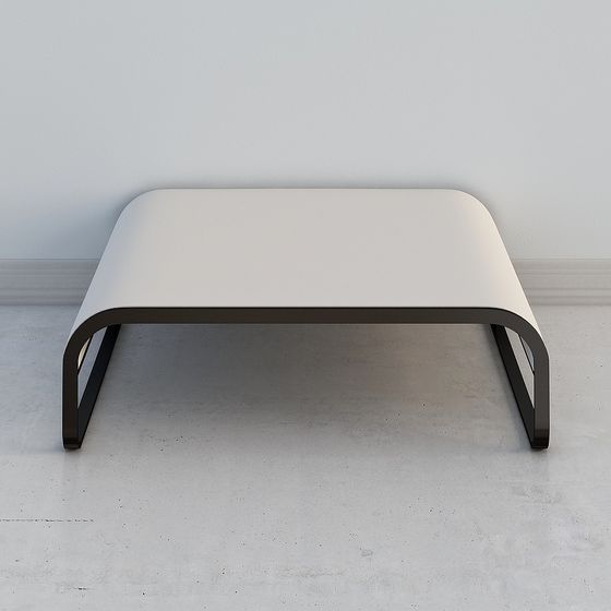 Streamlined Coffee Table 3D model