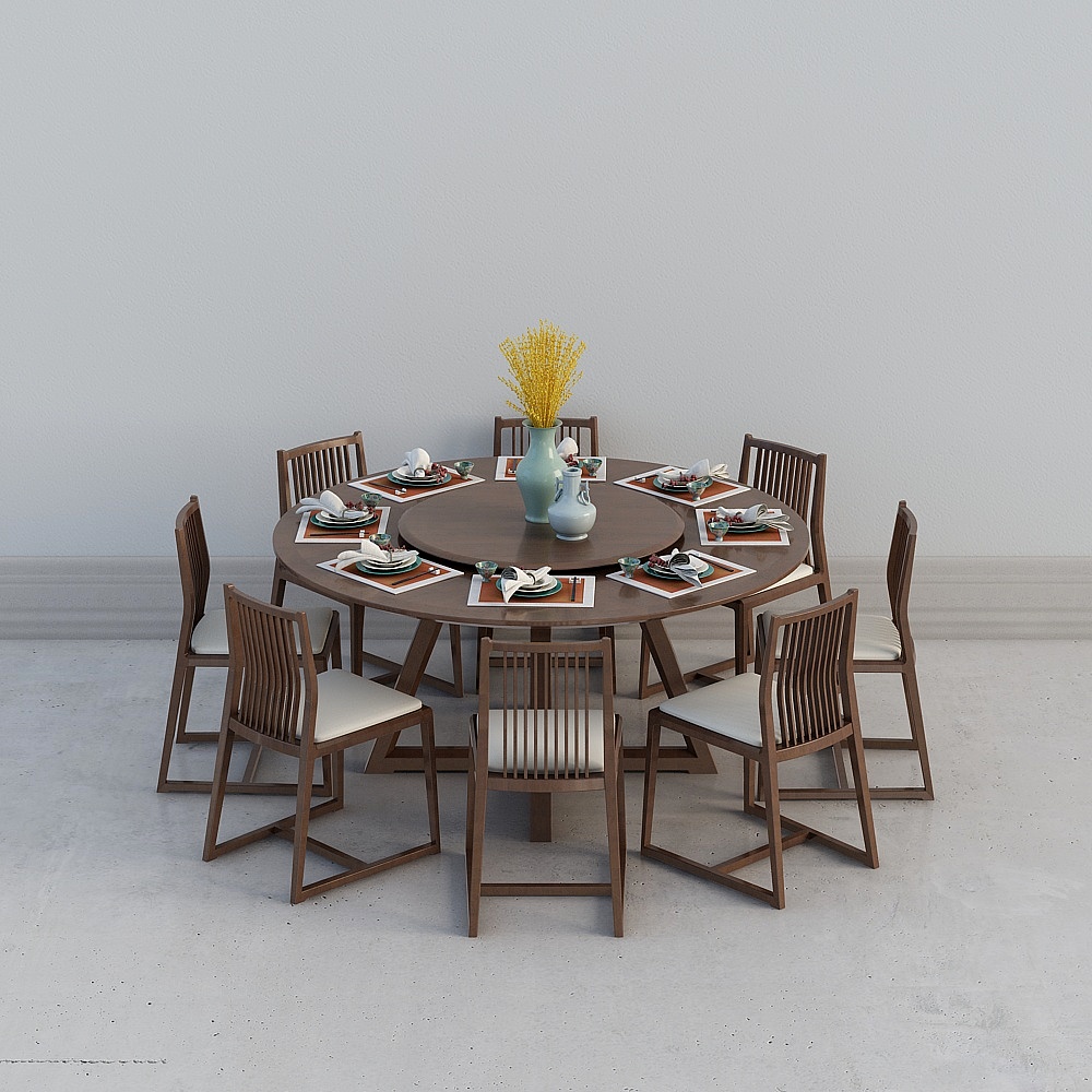 Chaise de table à manger ronde