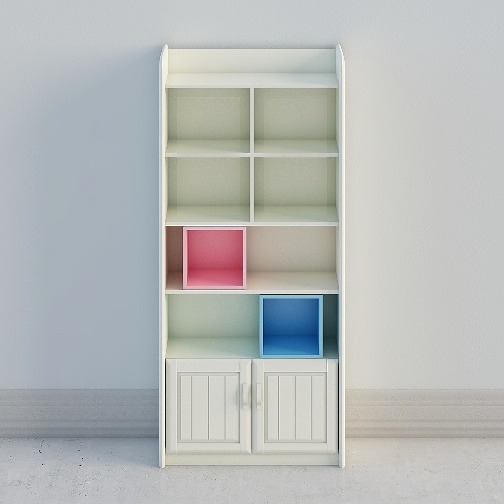 Da808B without door combination bookcase