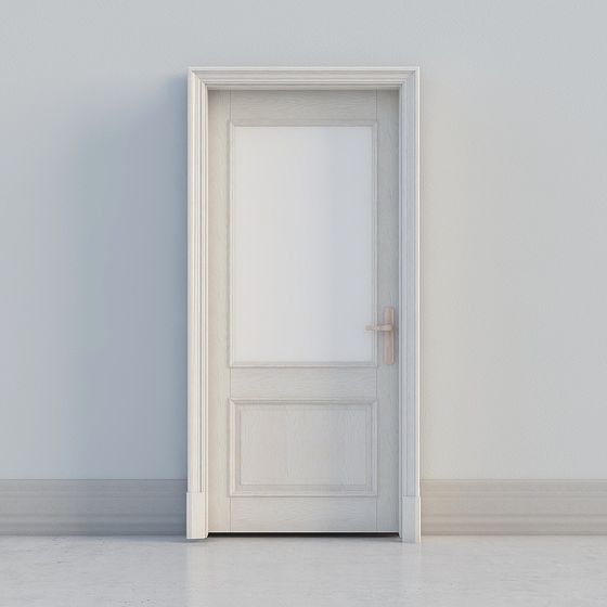 Pure Door 3D model - Modern Minimalist Design