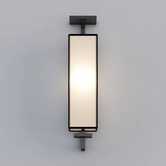 Sleek Modern Wall Lamp 3D Model for Contemporary Spaces