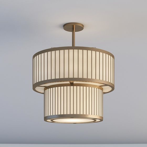 Green Ceiling Pendant Light 3D Model