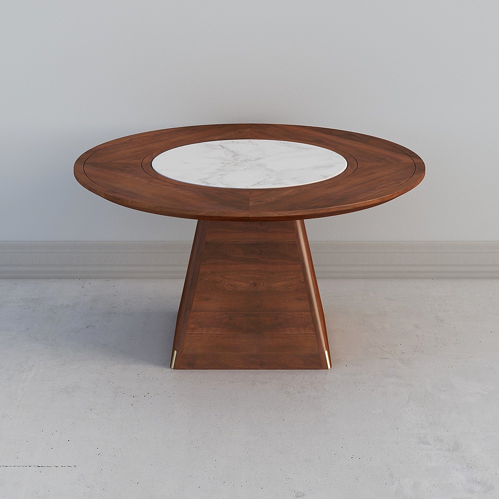 Stunning Round Table 3D model for Modern Design