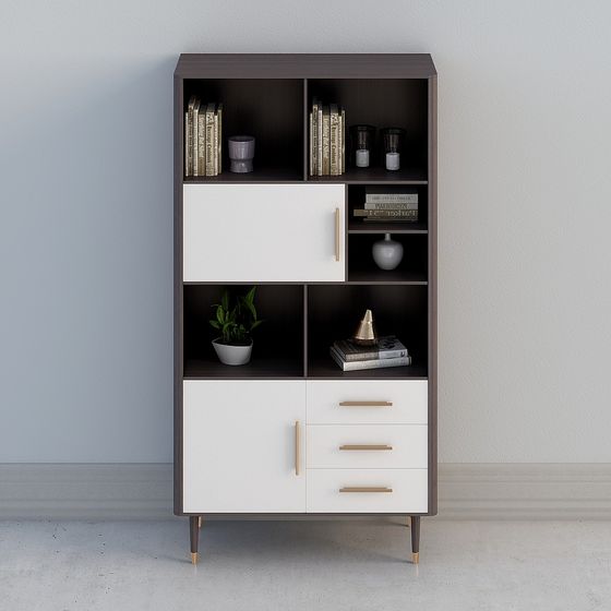 Urban Elegance Bookshelf 3D model