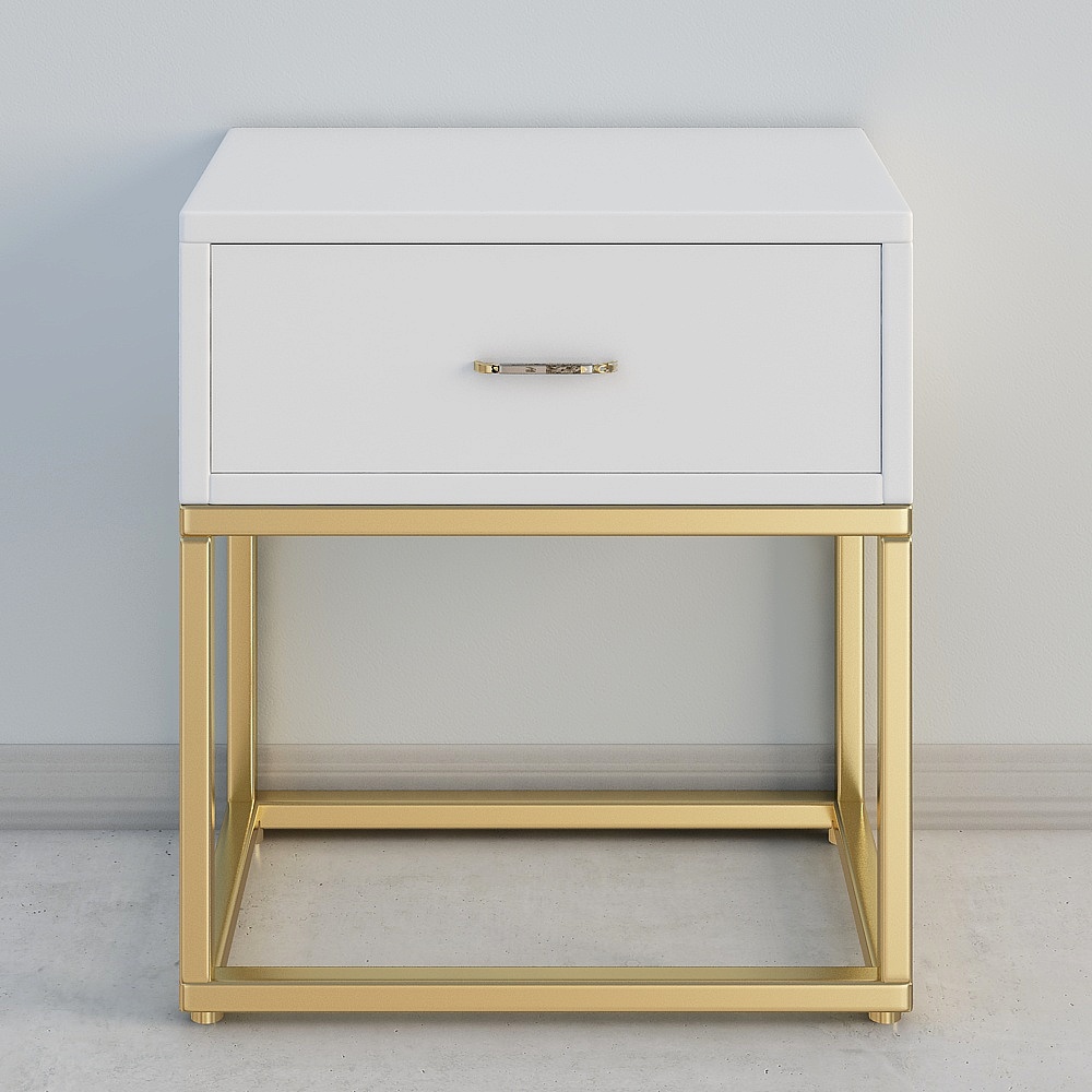 Mesita de Noche Moderna _mnl10-012