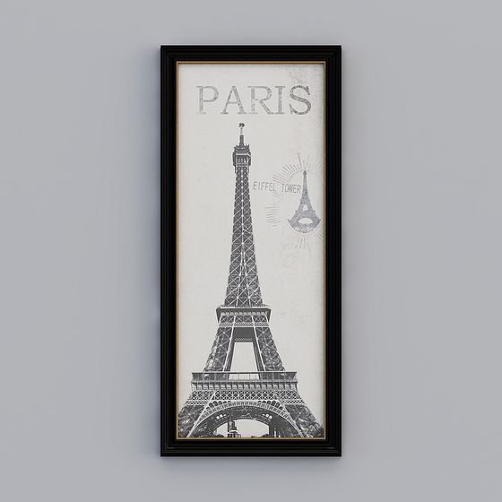 Eiffel Tower 3D model