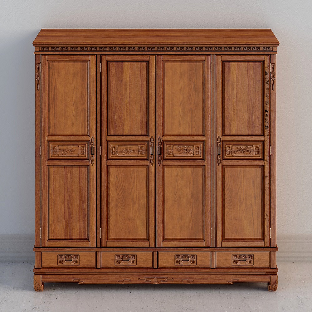 YS-608 four-door wardrobe