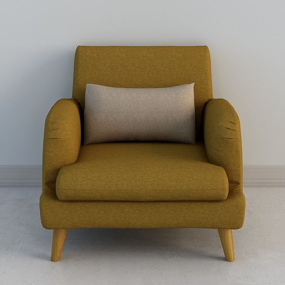 Canapé à double accoudoir KK-A180 - jaune