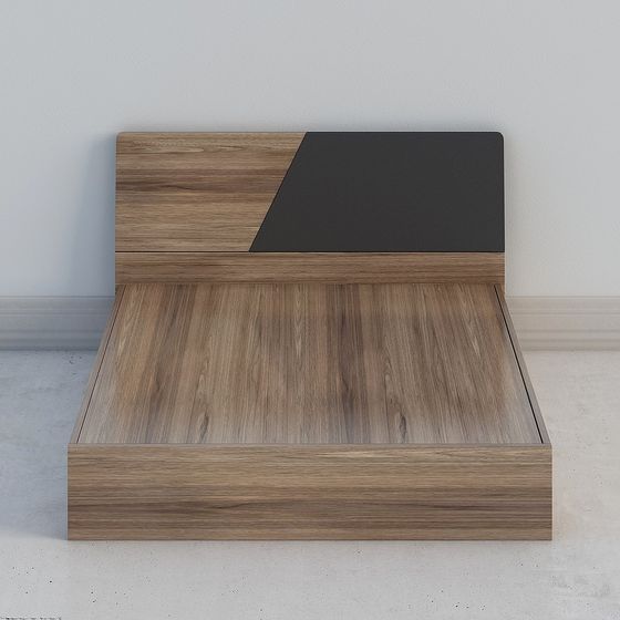 Urban Elegance Bed Frame 3D model