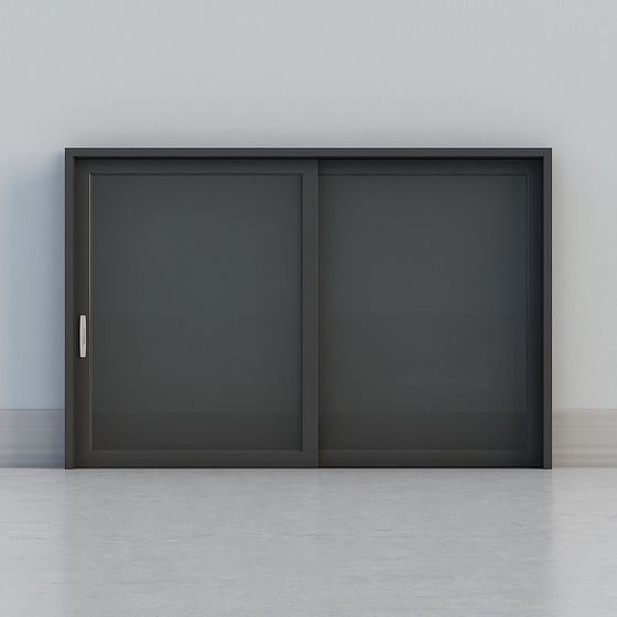 Elegant Double Door 3D model for Modern Design