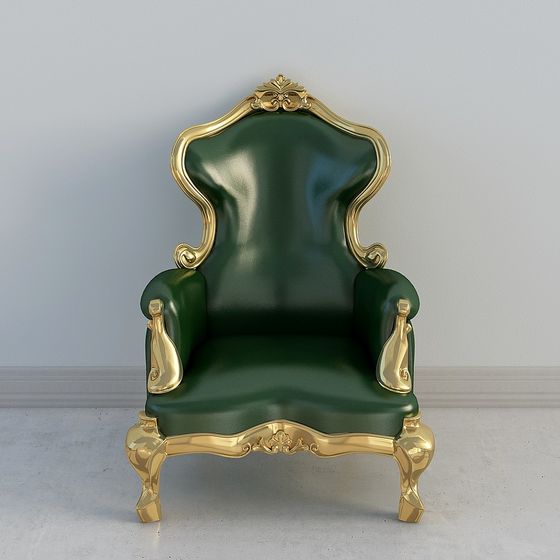 Elegant Royal Throne 3D model for Creative Projects