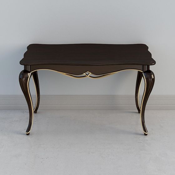 Elegant Vintage Luxury Table 3D Model