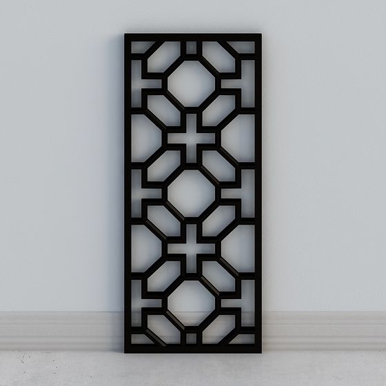 Geometric Lattice Panel 3D model