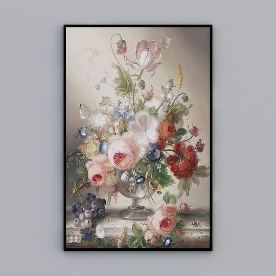 Blossom Poetry Low-Poly 3D Model