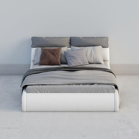 Urban Luxury Bed 3D model