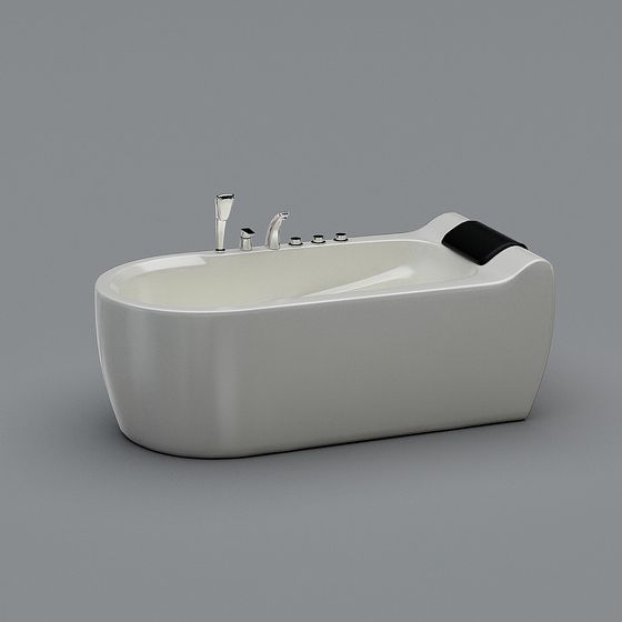 Modern Minimalist Bathtub 3D model
