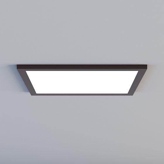 Minimalist Ceiling-Mounted Light Fixture 3D Model