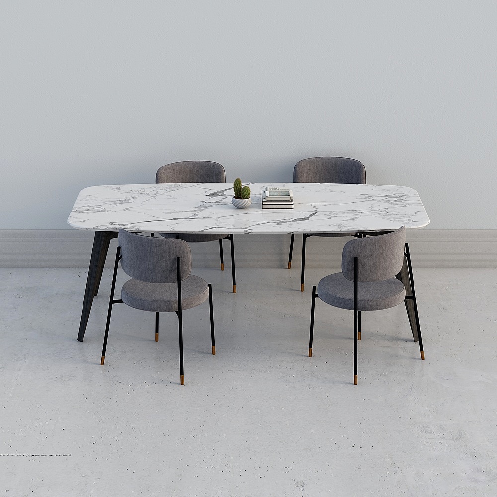 Dining table and chairs