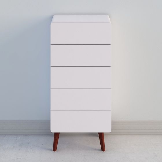Mid-Century Modern Dresser 3D model