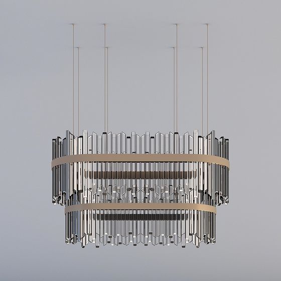 Crystal Dance Chandelier 3D model