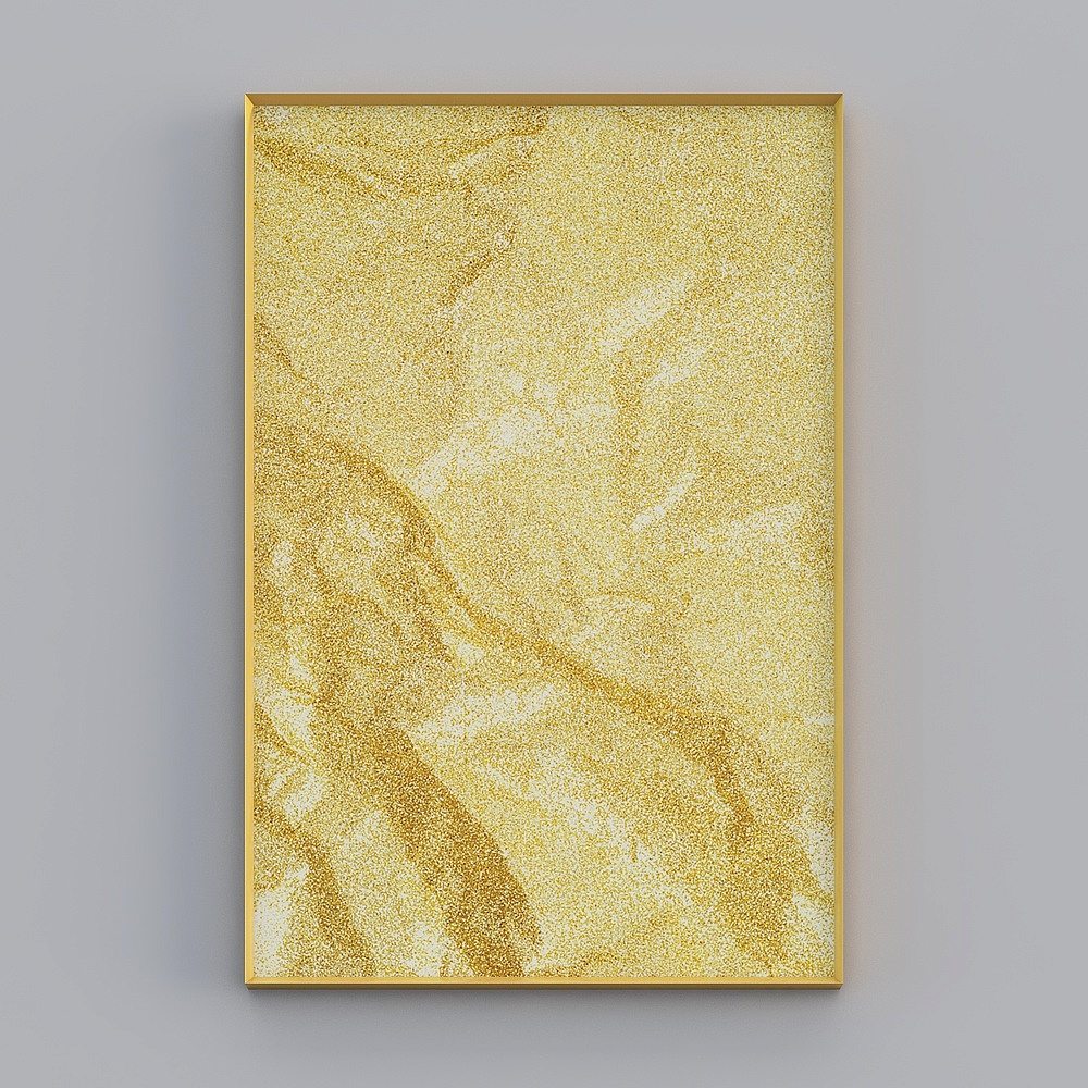 Kippoon modern metaphysical single vertical brushed gold abstract 60x90cm abstract decorative painting vrgz-jc-4