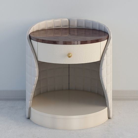 Elegant Modern Nightstand 3D Model