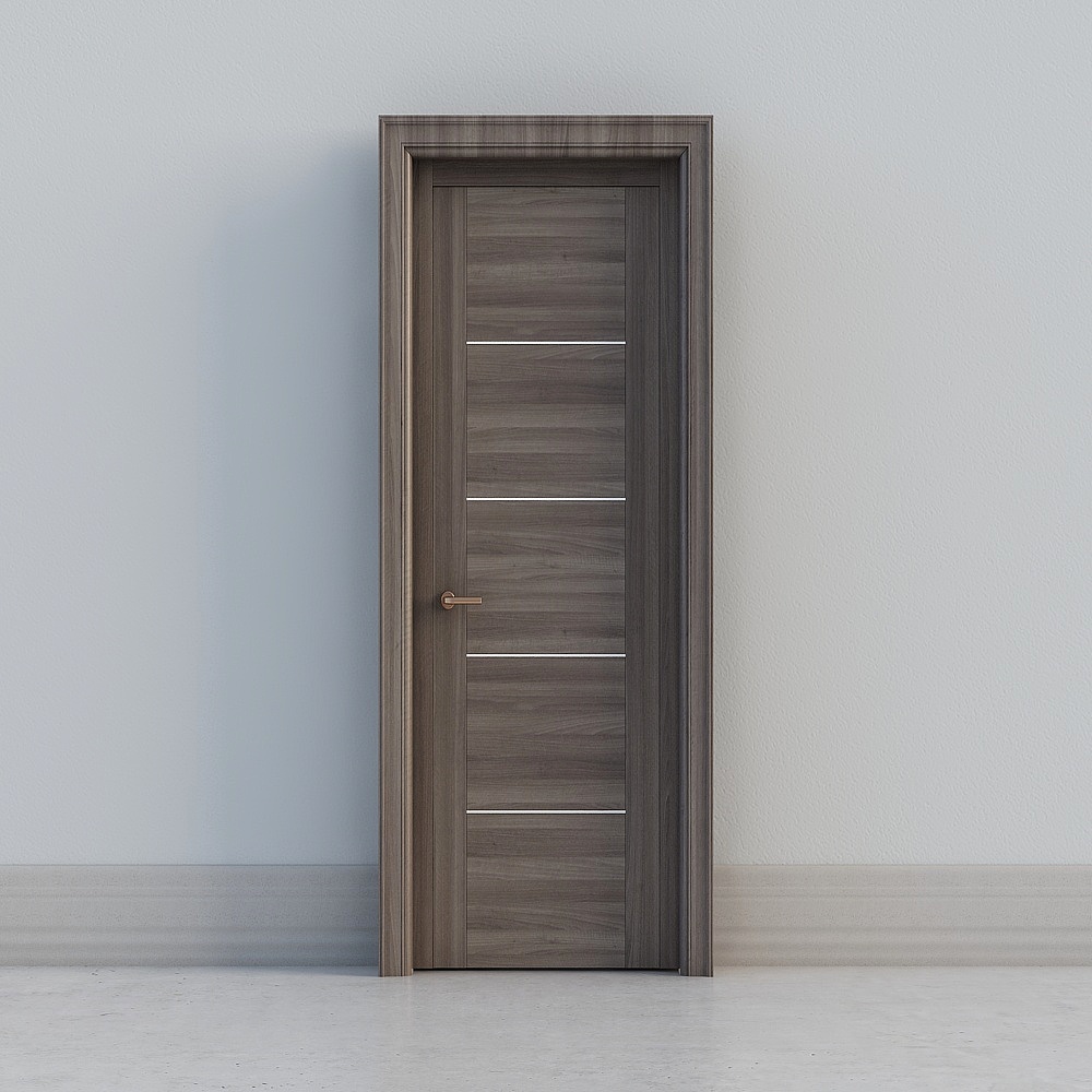 modern dark beige door