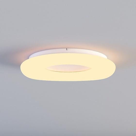 Elegant Circular Glow Light 3D model