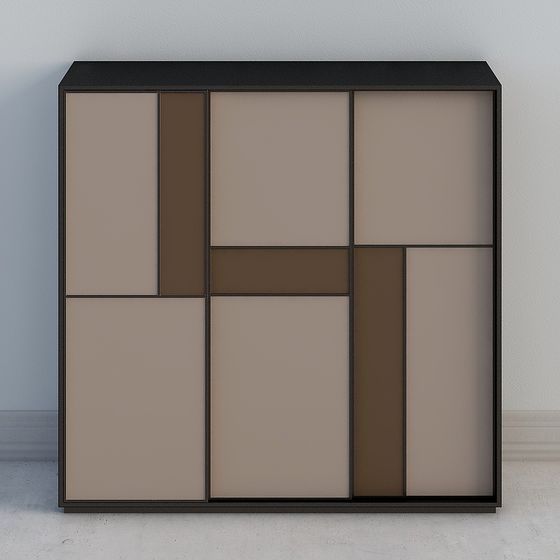 Abstract Geometric Cabinet 3D model