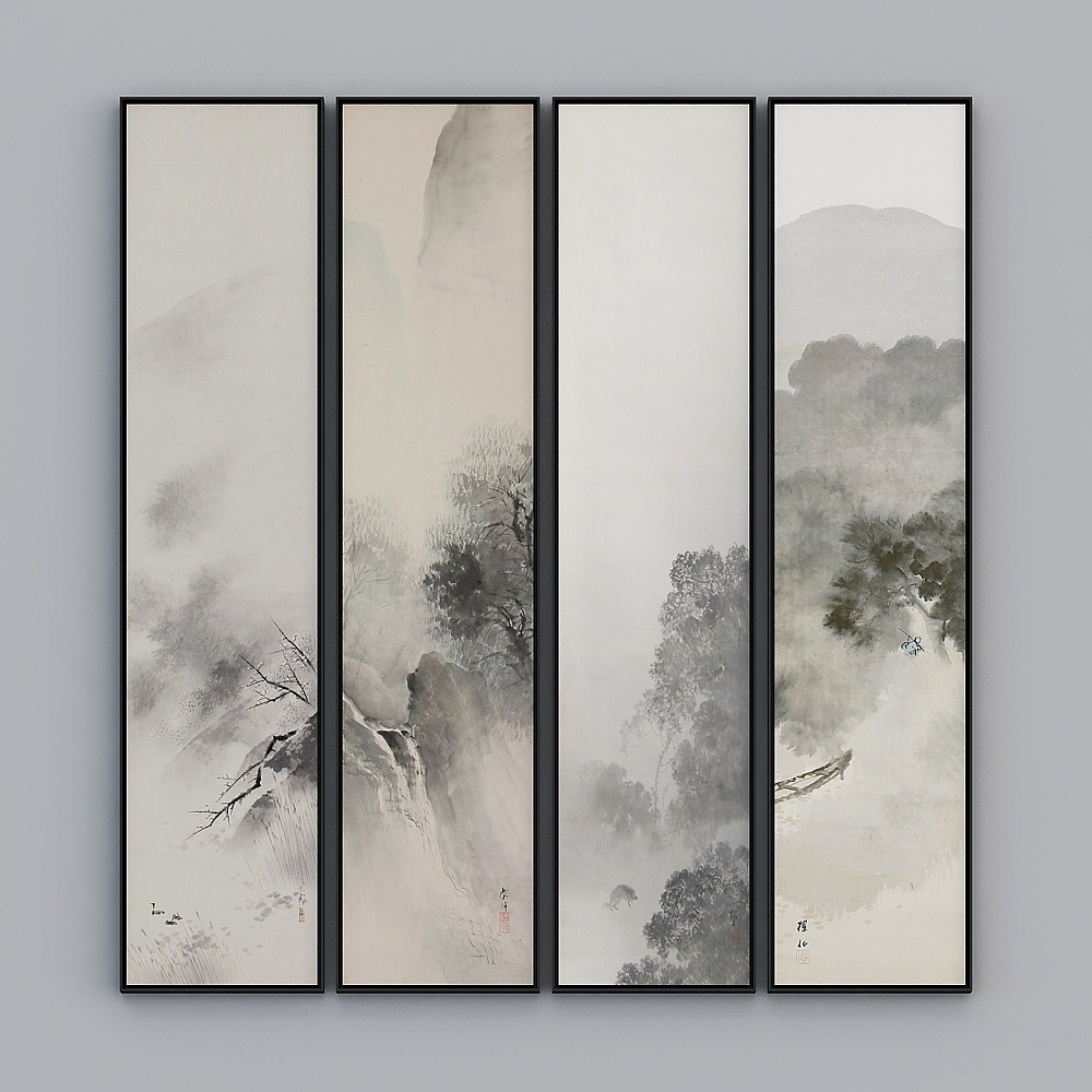 Peinture décorative chinoise moderne 5