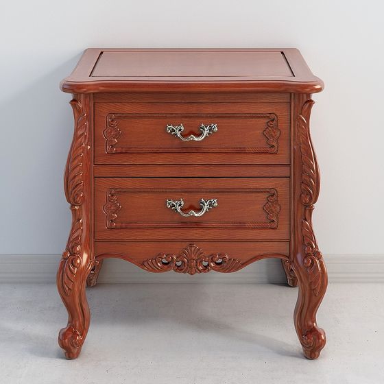 Classic Nightstand 3D model for Timeless Elegance