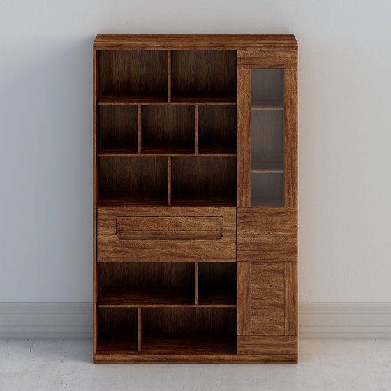 Urban Elegance Bookshelf 3D model