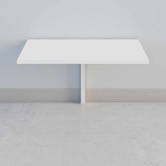 Minimalist Floating Dining Table 3D model
