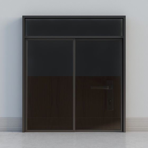 Elegant Modern Sliding Door 3D model