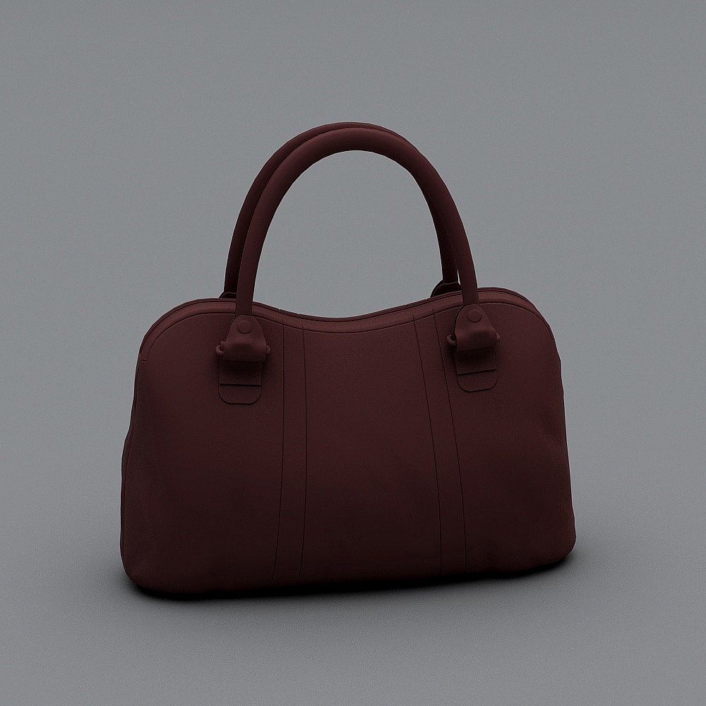 Elegant Handbag 3D model for Contemporary Designers