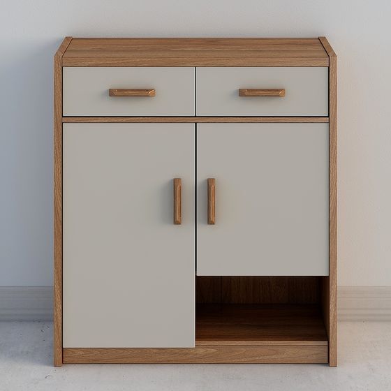 Urban Corner Storage Cabinet 3D model for Modern Spaces