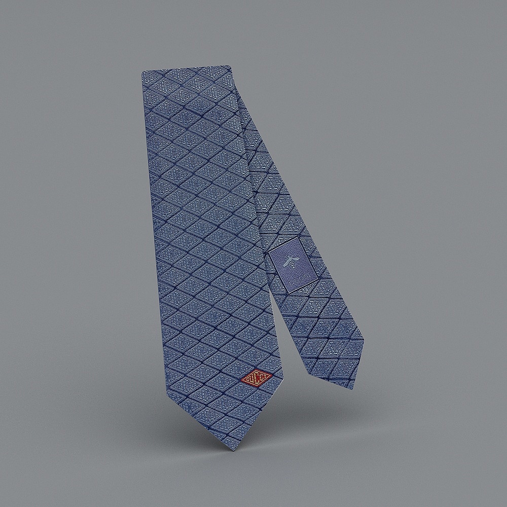 Elegant Low-Poly Tie 3D Model