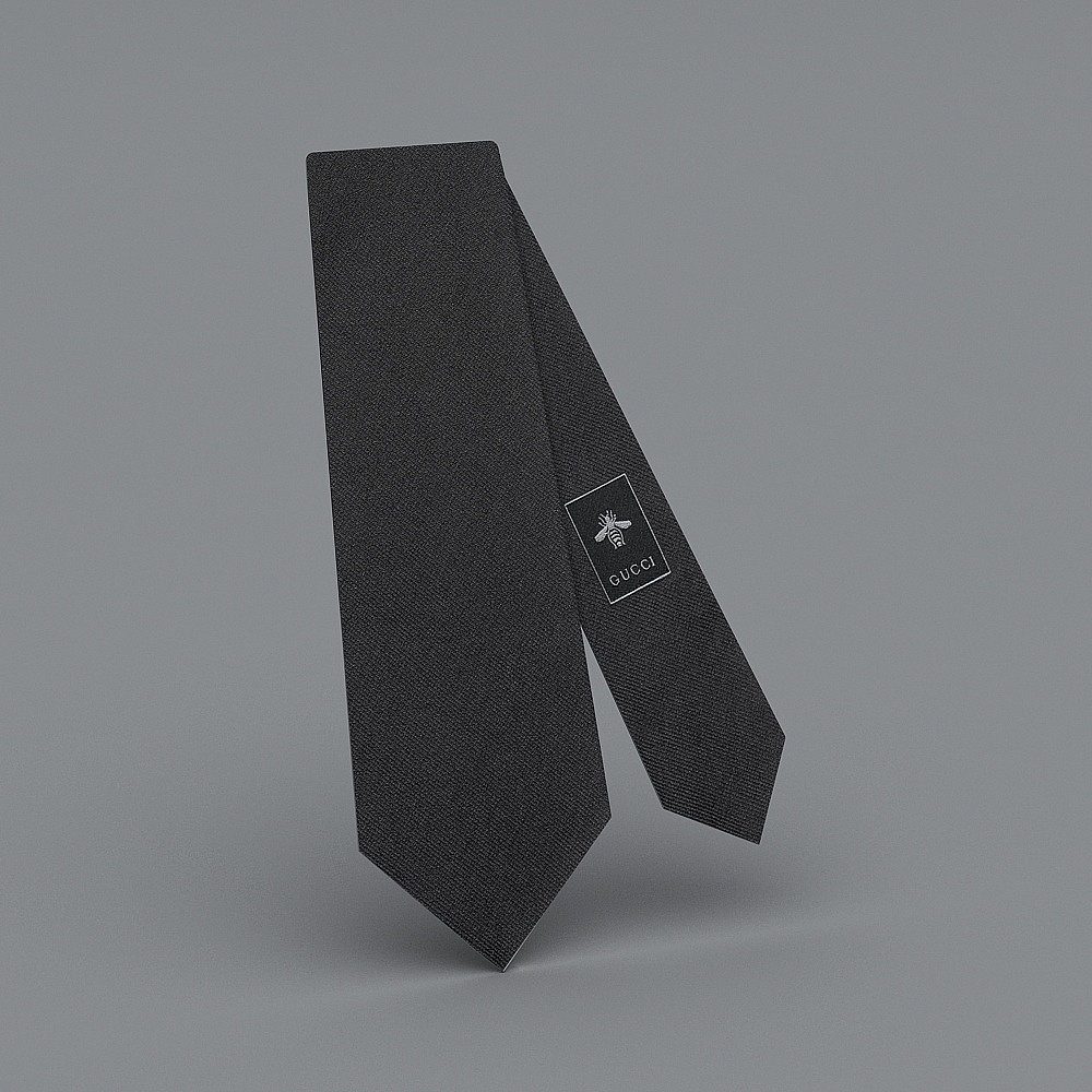Elegant Low-Poly Tie 3D model
