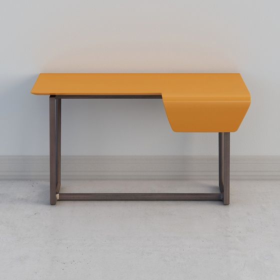 Sleek Linear Desk 3D model