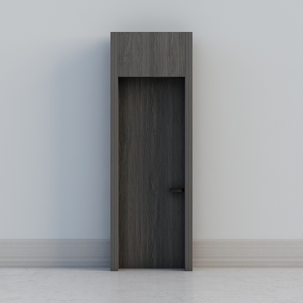 modern grey high door