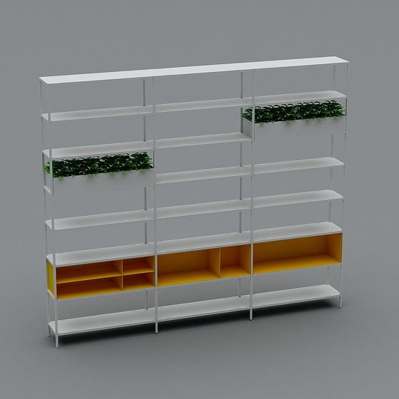 Urban Oasis Bookshelf 3D model