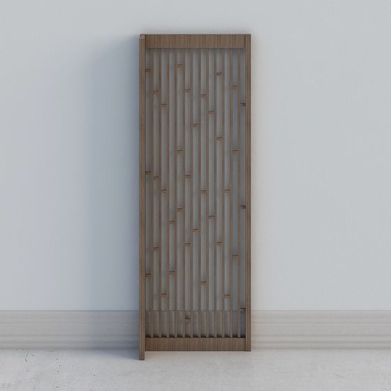 Lattice Screen 3D model for Modern Interiors