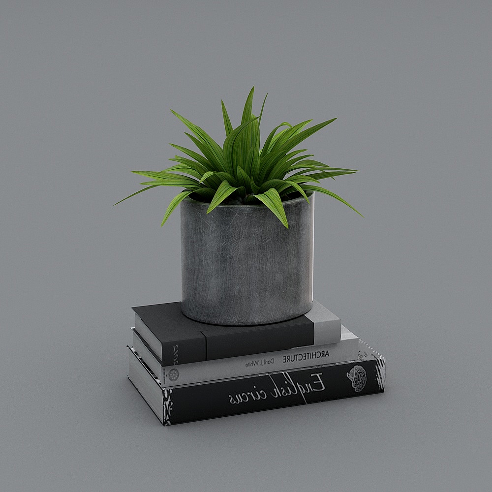 Urban Oasis Low Poly 3D Model
