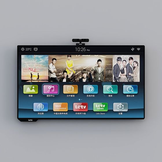 Modern Smart TV 3D model for Designers and Developers