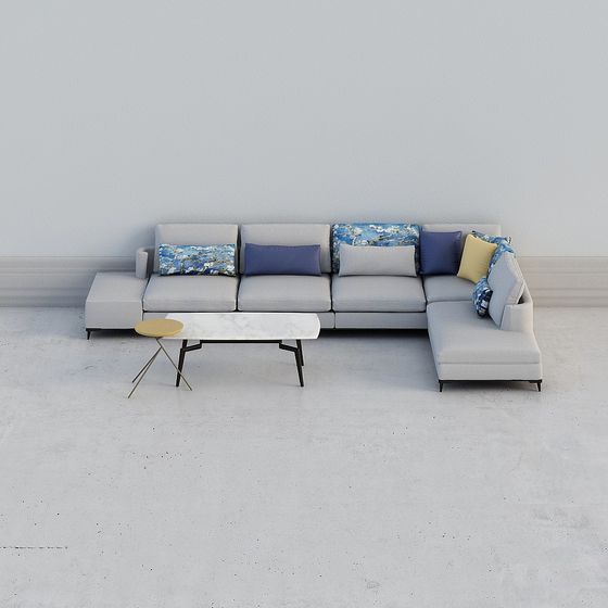 Urban Comfort Sofa 3D model