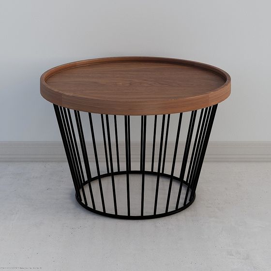 Elegant Round Table 3D model for Modern Spaces