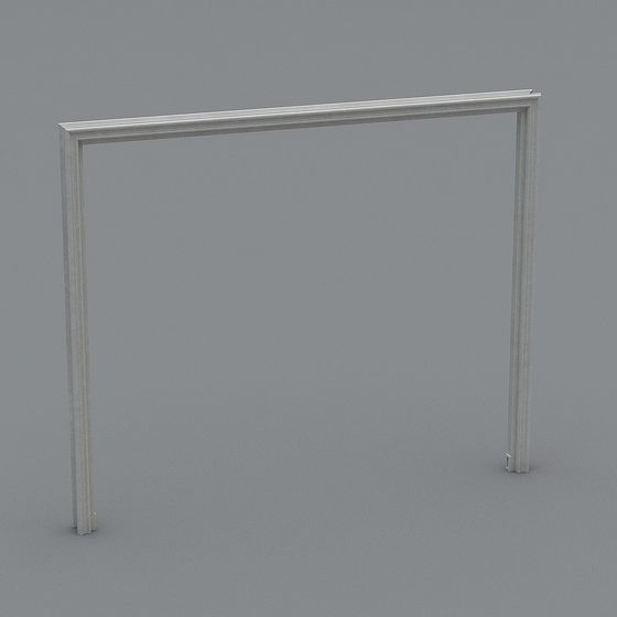 Stylish Metal Frame 3D model for Creative Projects