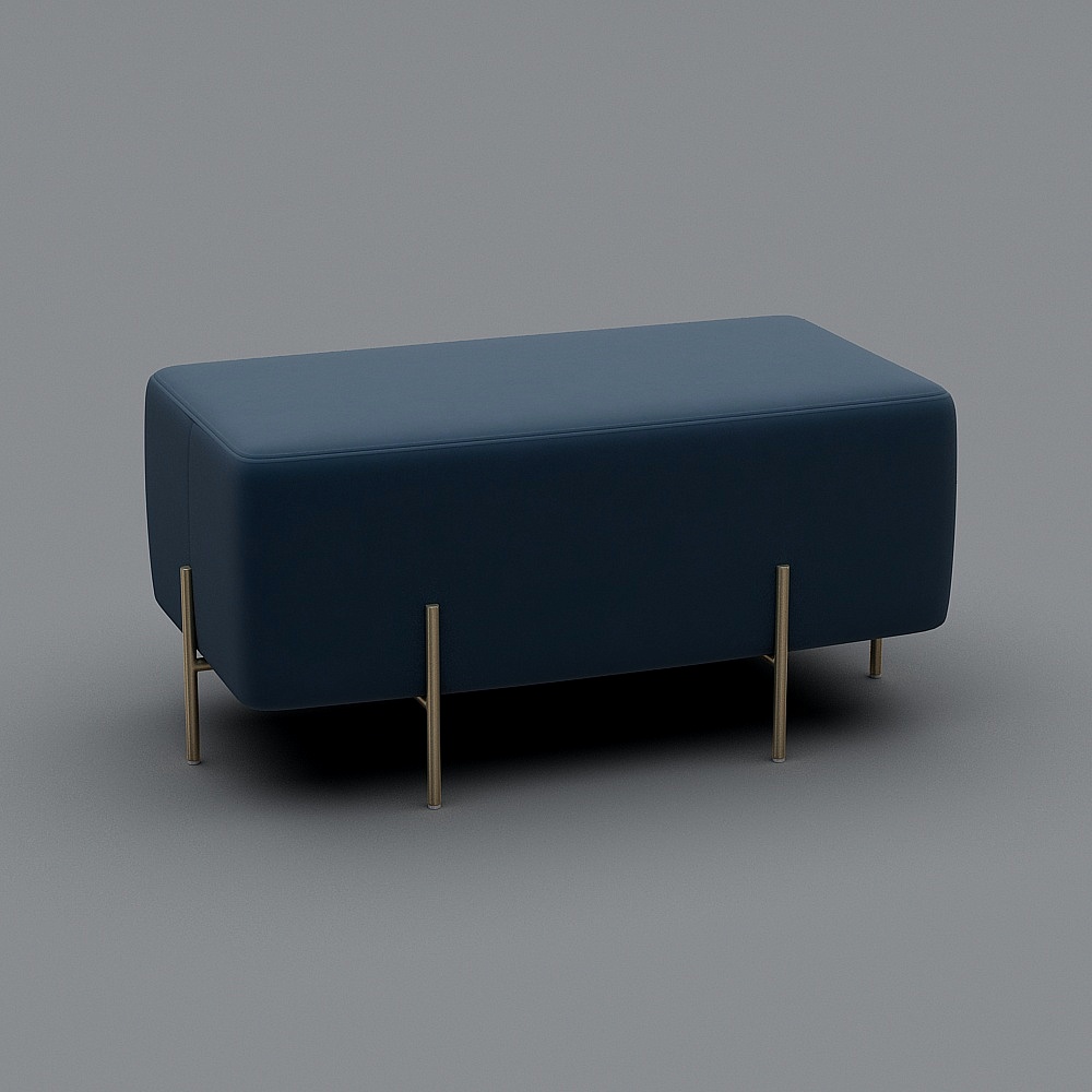 換鞋凳美式現代簡約絲絨輕奢金屬沙發腳凳小戶型客廳創意換鞋凳 長款