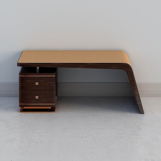 Art Deco Desk 3D model