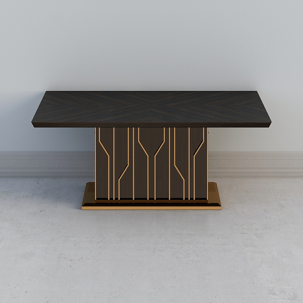 Art Deco Console Table 3D model